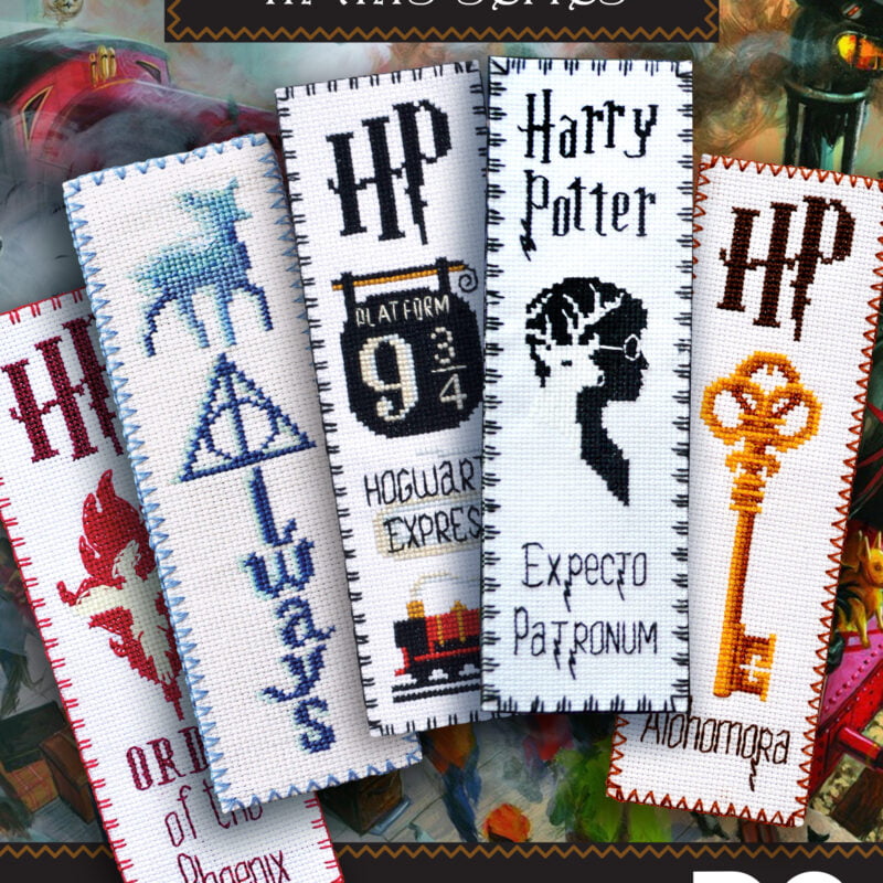 Harry Potter Cross Stitch Bookmark Kit for Kids “Let's Go to Hogwarts ...