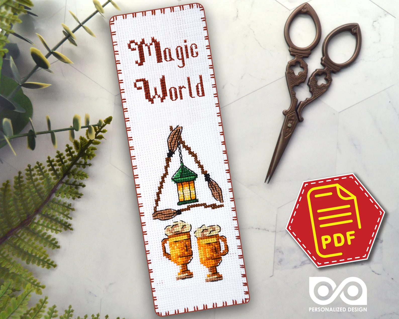 Pattern Cross Stitch Bookmark Lord of the Rings download 