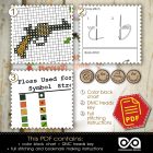 Counted cross stitch pattern - I can do all things through spite which strengthens me 2
