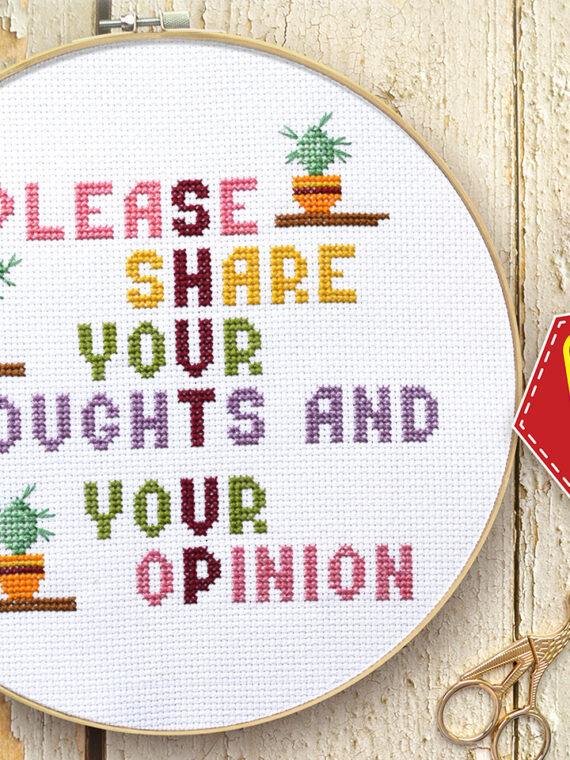 Counted cross stitch pattern - Please share your thoughts and your opinion