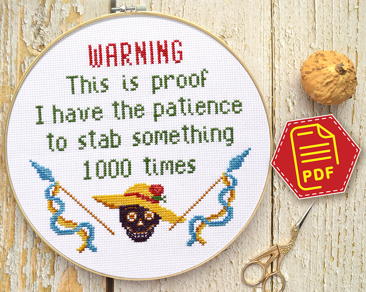 Counted cross stitch pattern 