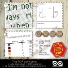 Counted cross stitch pattern - I’m not always right but when I am it’s usually all the time 2