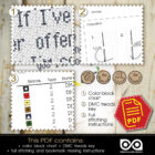 Counted cross stitch pattern - If I’ve ever offended you I’m sorry 2