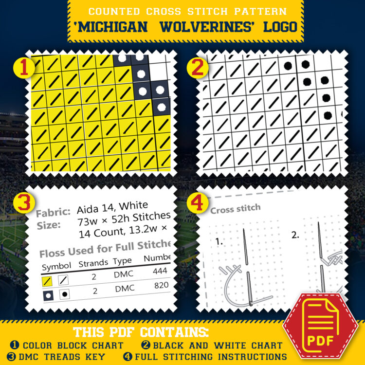 Michigan Wolverines logo - 04