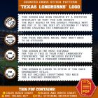 Texas Longhorns Logo Counted Cross Stitch Pattern Embroidery Advantages - 05