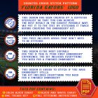 Florida Gators logo counted cross stitch pattern rules - 05