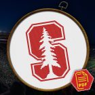 Stanford Cardinal logo counted cross stitch pattern - PDF Download