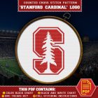 Stanford Cardinal logo counted cross stitch pattern - PDF Download