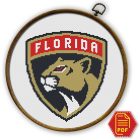 Florida Panthers Logo Counted Cross Stitch Pattern - Download in PDF
