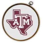 Texas AM Aggies Logo Counted Cross Stitch Pattern Download in PDF1