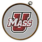 UMass Minutemen Logo Counted Cross Stitch Pattern Download in PDF1