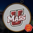 UMass Minutemen Logo Counted Cross Stitch Pattern Download in PDF4