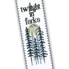 Bookmark cross stitch pattern 22Twilight in Forks22 Download in PDF1