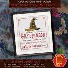 Counted cross stitch pattern Sorting Hat Faculties You might belong in Gryffindor – Download in PDF4