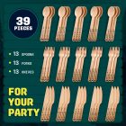 Disposable Wooden Cutlery Set 22Twilight Forks223