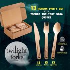 Disposable Wooden Cutlery Set 22Twilight Forks224