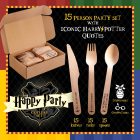 Disposable Wooden Cutlery Set Harry Party5