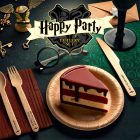 Disposable Wooden Cutlery Set Harry Party7