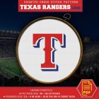 Texas Rangers Logo Counted Cross Stitch Pattern3