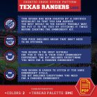 Texas Rangers Logo Counted Cross Stitch Pattern5