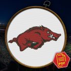 Arkansas Razorbacks Logo Counted Cross Stitch Pattern - Download in PDF 2 University of Arkansas Arkansas Razorbacks Logo Counted Cross Stitch Pattern Download in PDF8