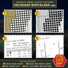 Colorado Buffaloes Logo Counted Cross Stitch Pattern11