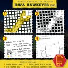 Iowa Hawkeyes Logo Counted Cross Stitch Pattern 10