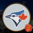 Toronto Blue Jays Logo Counted Cross Stitch Pattern2