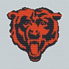 Chicago Bears Logo Counted Cross Stitch Pattern - Download in PDF 7 Chicago Bears Logo Counted Cross Stitch Pattern00001