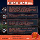 Chicago Bears Logo Counted Cross Stitch Pattern - Download in PDF 4 Easy Cross Stitch Instructions - Chicago Bears Symbol Guide
