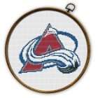 Colorado Avalanche Logo Counted Cross Stitch Pattern - Download in PDF 6 Colorado Avalanche Devils Logo Counted Cross Stitch Pattern Download in PDF00002