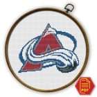 Colorado Avalanche Logo Counted Cross Stitch Pattern - Download in PDF 1 Colorado Avalanche Logo Counted Cross Stitch Pattern - Download in PDF