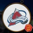 Colorado Avalanche Logo Counted Cross Stitch Pattern - Download in PDF 5 Colorado Avalanche Symbol Pattern Details and Size Info