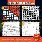 Denver Broncos Logo Counted Cross Stitch Pattern P13 012 004