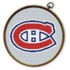 Montreal Canadiens Logo Counted Cross Stitch Pattern - Download in PDF 7 Montreal Canadiens Logo Counted Cross Stitch Pattern00002