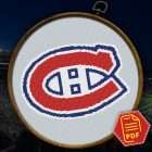 Montreal Canadiens Logo Counted Cross Stitch Pattern - Download in PDF 5 Montreal Canadiens Logo Counted Cross Stitch Pattern00008