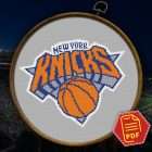 New York Knicks Logo Counted Cross Stitch Pattern – Download in PDF 5 New York Knicks Symbol Pattern Additional Info - Size Details