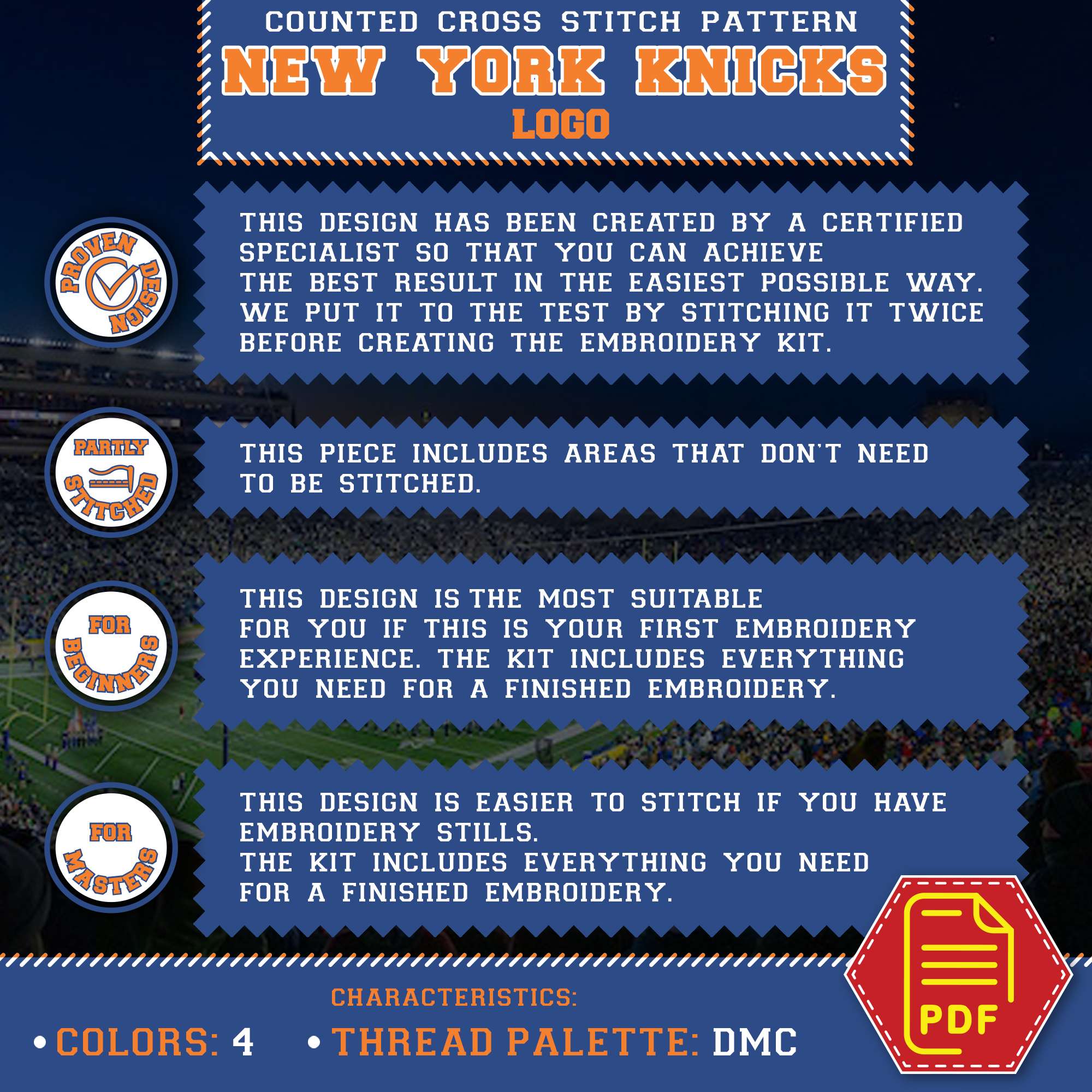 Cross Stitch Embroidery Rules and Instructions - Beginner Guide