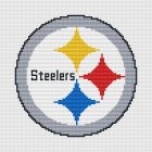 Pittsburgh Steelers Logo Counted Cross Stitch Pattern00007