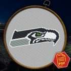 Seattle Seahawks DIY Gift Idea - Cross Stitch Pattern Info