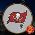 Tampa Bay Buccaneers Embroidery Pattern Details and Size Info
