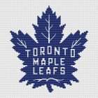 Toronto Maple Leafs Logo Counted Cross Stitch Pattern - Download in PDF 6 Toronto Maple Leafs Logo Counted Cross Stitch Pattern00007