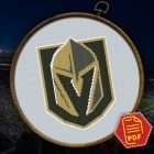 Vegas Golden Knights Logo Counted Cross Stitch Pattern - Download in PDF 5 Vegas Golden Knights Embroidery Symbol Details - Size and Stitch Count
