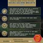 Vegas Golden Knights Logo Counted Cross Stitch Pattern - Download in PDF 4 Cross Stitch Instructions for Vegas Golden Knights Crest - Beginner Friendly