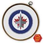 Winnipeg Jets Logo Counted Cross Stitch Pattern - Download in PDF 1 Winnipeg Jets Emblem Counted Cross Stitch Pattern - Download in PDF
