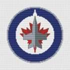 Winnipeg Jets Logo Counted Cross Stitch Pattern - Download in PDF 6 Winnipeg Jets Logo Counted Cross Stitch Pattern00007