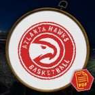 Atlanta Hawks Symbol Pattern Details - Stitch Count and Size Chart