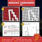 Nebraska Cornhuskers Mark Embroidery Pattern Details and Dimensions