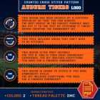 Auburn Tigers Logo Counted Cross Stitch Pattern - Download in PDF 5 Auburn Tigers Logo Counted Cross Stitch Pattern 00011