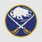 Buffalo Sabres Logo Counted Cross Stitch Pattern - Download in PDF 6 Buffalo Sabres Logo Counted Cross Stitch Pattern00006